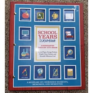 Thunder Bay Press School Years Scrapbook K-12 Keepsake Binder Journal New Flaw